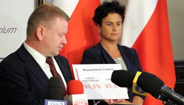 Konferencja prasowa podsumowująca pierwszy etap rekrutacji do szkół