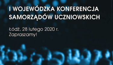 Baner MEN z napisem: I Wojewódzka Konferencja Samorządów Uczniowskich