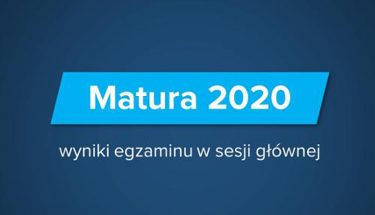 Baner MEN z napisem: Matura 2020. Wyniki egzaminu w sesji głównej