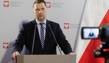 Zdjęcie z konferencji prasowej Ministra Edukacji i Nauki