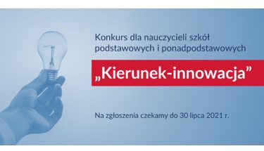 Grafika MEiN informująca o konkursie dla nauczycieli