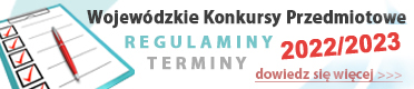 baner odnośnik do wojewódzkich konkursów przedmiotowych:
