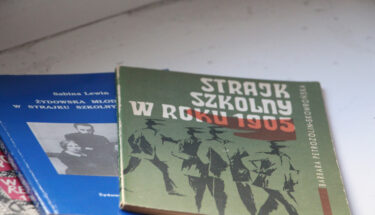 Zdjęcie przedstawiające okładki książek historycznych