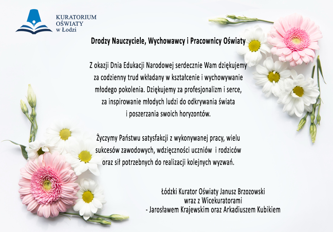 Zyczenia z okazji dnia nauczyciela