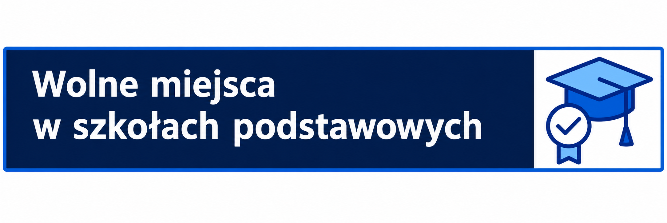 Link do strony z informacjami o wolnych miejscach w szkołach podstawowych
