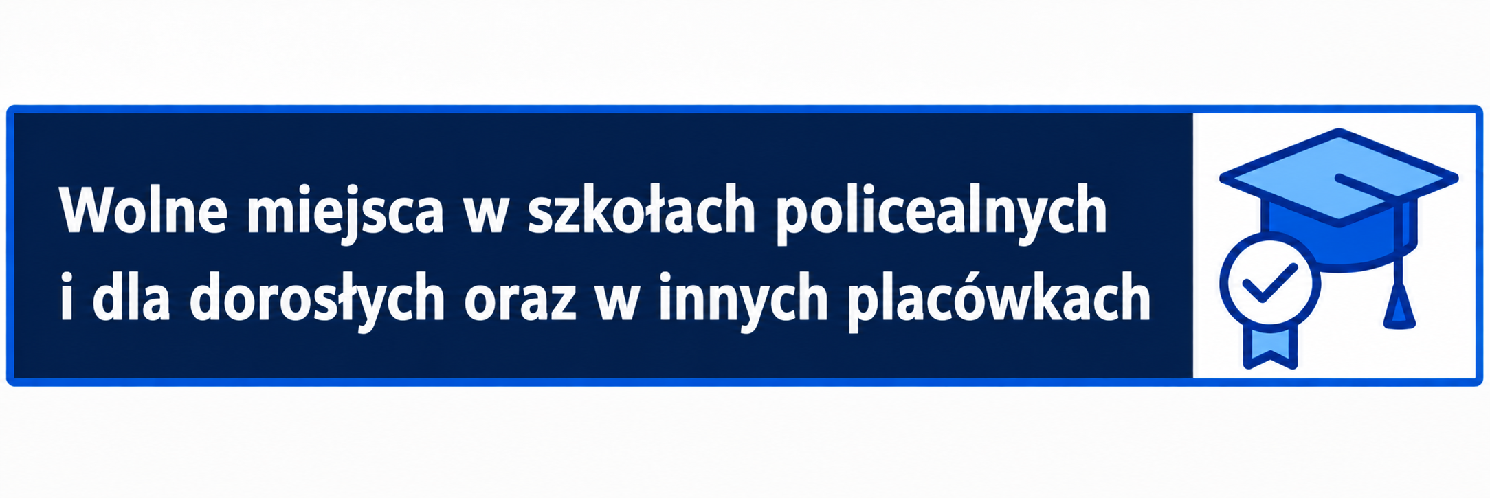 Link do strony z informacjami o wolnych miejscach w szkołach policealnych i dla dorosłych